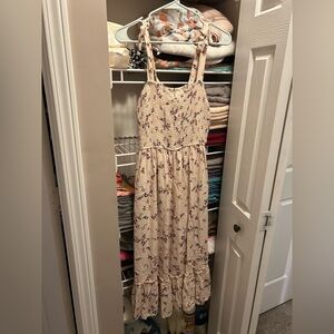 LIGHT PINK FLORAL DRESS